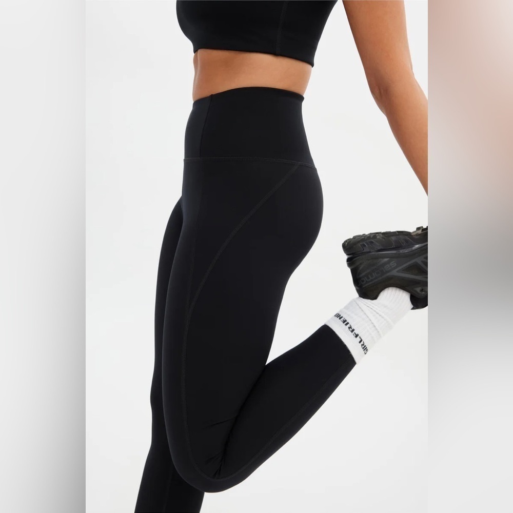 Girlfriend Collective Black Compressive High Rise Legging Small - Picture 2 of 6